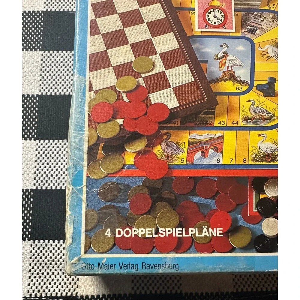 Ravensburger Familienspiele German Family Classic Games Collection 1986 Vintage‎